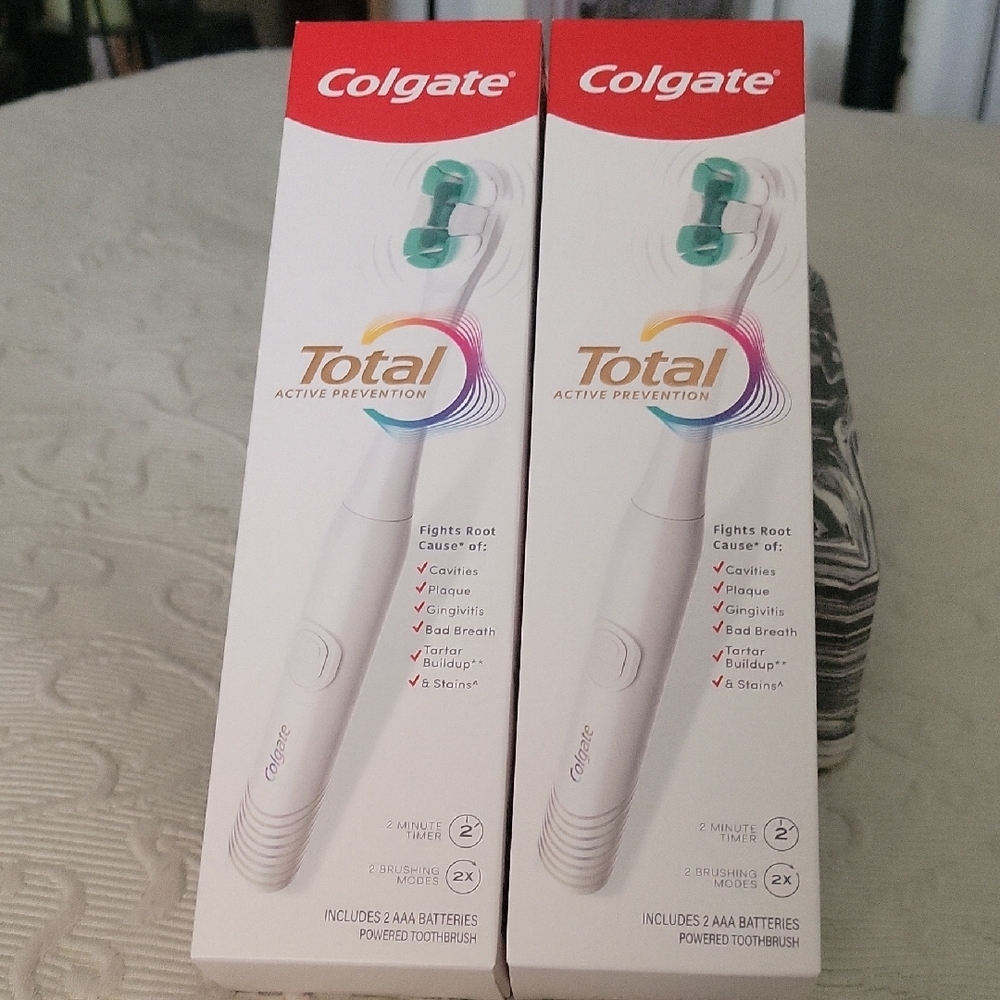 Two Colgate Total Battery Toothbrush Duo - Picture 7 of 8